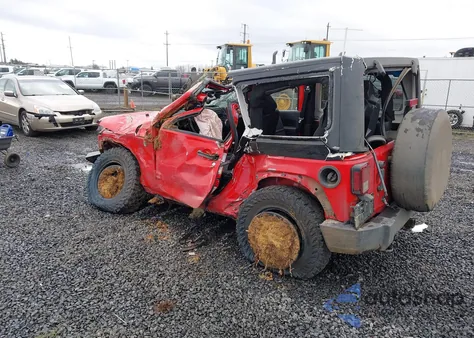 2012 Jeep Wrangler Sport from USA, damaged, VIN 1C4AJWAGXCL134937